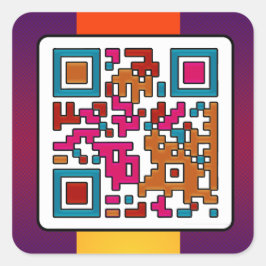 ART LABEL QR CODE STICKER