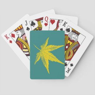 Art Leaf Pokerkaarten