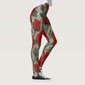 ART Legging Rosas Vermelhas sobre Renda Branca (Rechts)