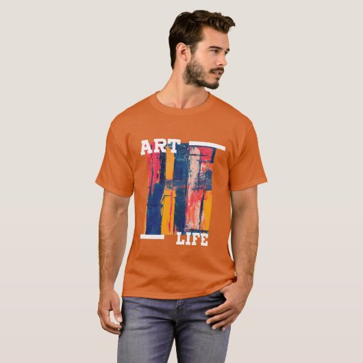 Art life T-shirt (Voorkant volledig)