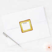 Art Lijst, Ex Libris, Boek Bord Vierkante Sticker (Envelop)