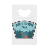 Art Loeb Trail North Carolina Creditkaart Flessenopener (Voorkant)