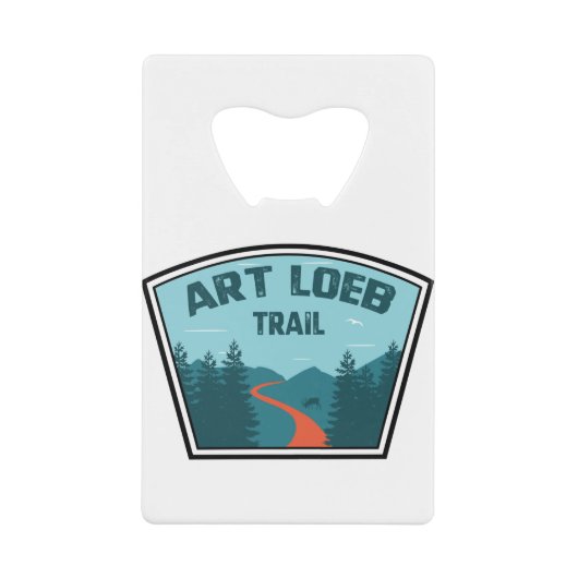 Art Loeb Trail North Carolina Creditkaart Flessenopener (Voorkant)