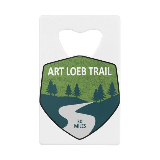 Art Loeb Trail North Carolina Creditkaart Flessenopener (Voorkant)