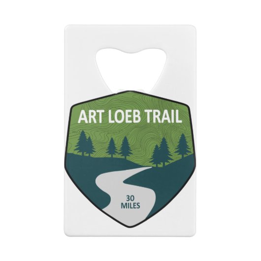 Art Loeb Trail North Carolina Creditkaart Flessenopener (Achterkant)