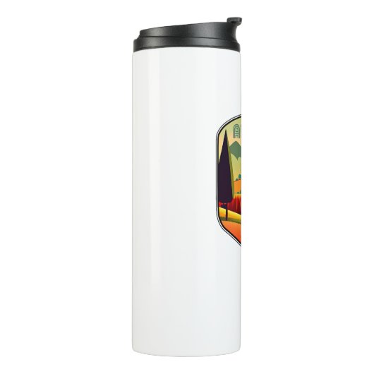 Art Loeb Trail North Carolina Kleuren Thermosbeker (Gedraaid links)