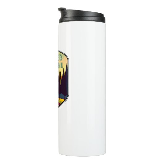 Art Loeb Trail North Carolina Kleuren Thermosbeker (Geroteerd rechts)