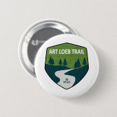 Art Loeb Trail North Carolina Ronde Button 5,7 Cm (Voorkant /achterkant)