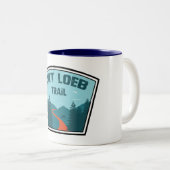 Art Loeb Trail North Carolina Tweekleurige Koffiemok (Voorkant rechts)
