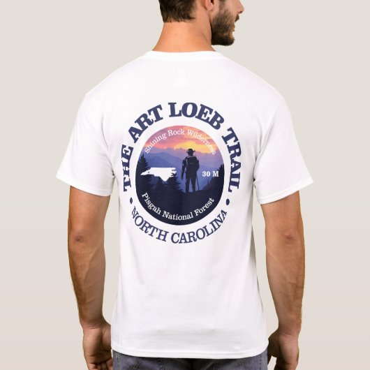 Art Loeb Trail (rd2) T-shirt (Achterkant)