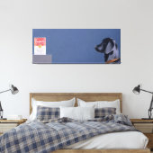 Art Lover Canvas Afdruk (Insitu (Slaapkamer))