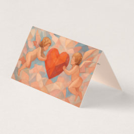 Art Lover Expressionist Cherubs Mini Cards Kaart