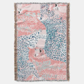 Art Luipaard Abstract Dierenpatroon Deken (Voorkant Verticaal)