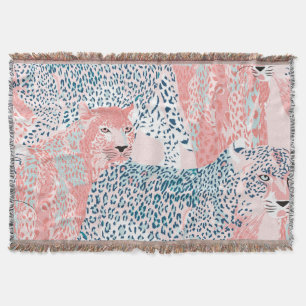 Art Luipaard Abstract Dierenpatroon Deken