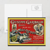 Art Macaroni Label Poster Briefkaart (Voorkant / Achterkant)