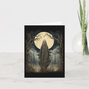 Art Mannen Vrouwen Retro Enge Gotische Halloween Kaart
