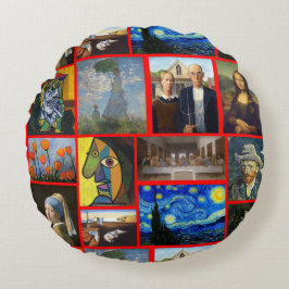 Art Masterpieces, Red Rond Kussen