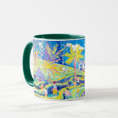 Art Mok: Glendurgan Garden Cornwall Mok (Voorkant links)