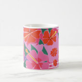 Art Mok: Hibiscus Pink Koffiemok (Center)