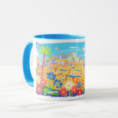 Art Mok: Summertime Dagen, St. Ives, Cornwall Mok (Voorkant links)