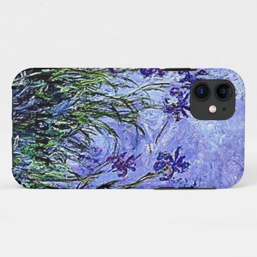 Art Monet Irises Case-Mate iPhone Case (Achterkant (horizontaal))