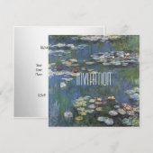Art Monet - Klassieke uitnodiging (Voorkant / Achterkant)