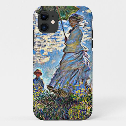 Art Monet Lady met Umbrella Case-Mate iPhone Case (Achterkant)