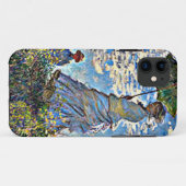 Art Monet Lady met Umbrella Case-Mate iPhone Case (Achterkant (horizontaal))