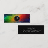 Art Monogram Mini Visitekaartje (Voorkant / Achterkant)