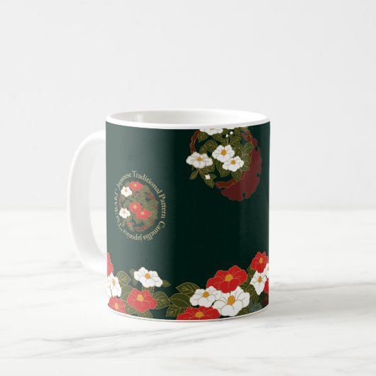 Art Mug"camellia" Koffiemok (Voorkant links)