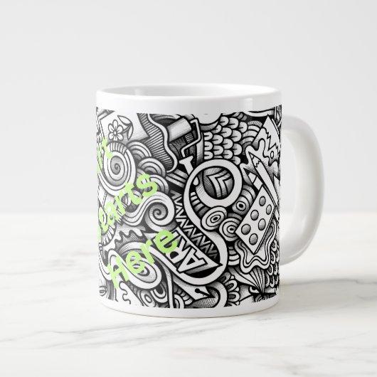 Art Mug Grote Koffiekop (Voorkant rechts)