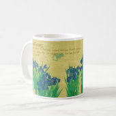 Art Mug"iris" Koffiemok (Voorkant links)