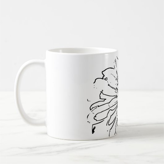 Art Natural Flower Koffiemok (Links)