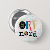Art Nerd Button (Voorkant /achterkant)