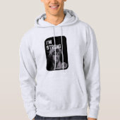 Art Never Dies Hoodie | David Sculpture & quote (Voorkant)