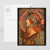  Art  Nieuw Adverteren Briefkaart (Voorkant / Achterkant)