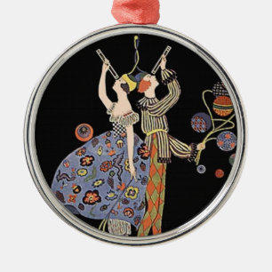  Art Nieuw Kunst Deco Holiday Partij Metalen Ornament