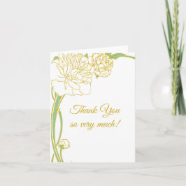Art Nouony Thank You Card