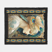 Art Nouvaeu Fleece Deken (Voorkant (Horizontaal))