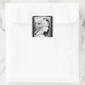Art Nouvaeu Vierkante Sticker (Tas)