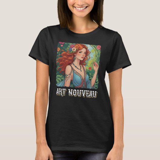 Art Nouveau_06 T-shirt (Voorkant)