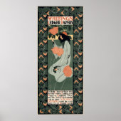 Art Nouveau 1890 en van Will Bradley Poster (Voorkant)