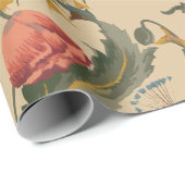 Art Nouveau 1890 The Peacock Pattern Cadeaupapier (Rol Hoek)