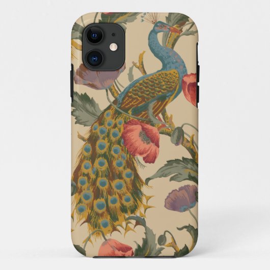  Art Nouveau 1890 The Peacock Pattern Case-Mate iPhone Case (Achterkant)