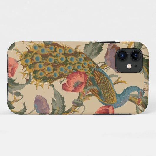  Art Nouveau 1890 The Peacock Pattern Case-Mate iPhone Case (Achterkant (horizontaal))