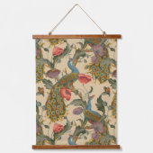 Art Nouveau 1890 The Peacock Pattern Hangend Wandkleed (Voorkant)