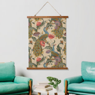 Art Nouveau 1890 The Peacock Pattern Hangend Wandkleed