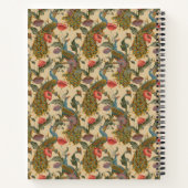  Art Nouveau 1890 The Peacock Pattern Notitieboek (Achterkant)