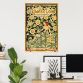 Art Nouveau 1893 Hoesje van Eugène Grasset Poster (Thuiskantoor)
