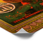 Art Nouveau 1896 Mucha Poster (Hoek)